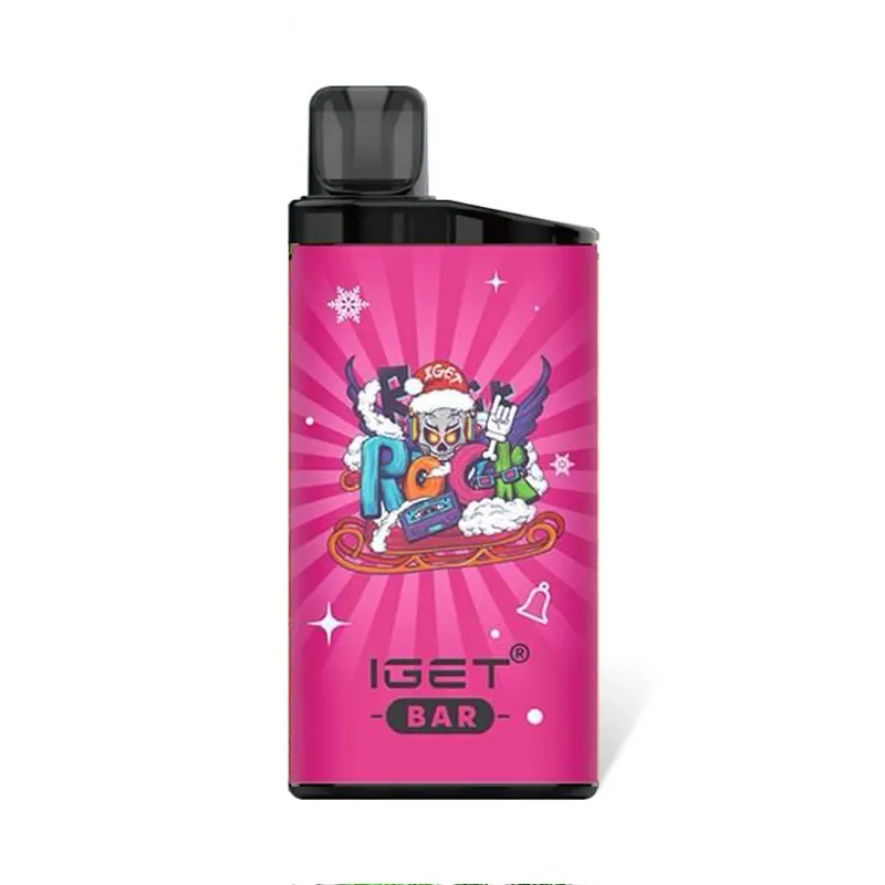 IGET BAR – STRAWBERRY WATERMELON HARD CANDY – 3500 PUFFS